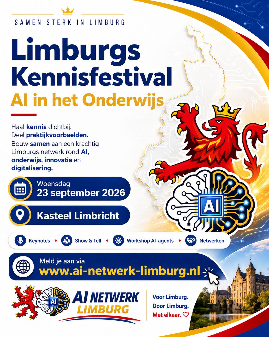 Limburgs Kennisfestival AI in het Onderwijs (flyer)